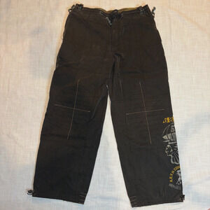 Ringspun Black Cargo Adjustable Waist L 31 Pants Pacific Rim Jungle Platoon